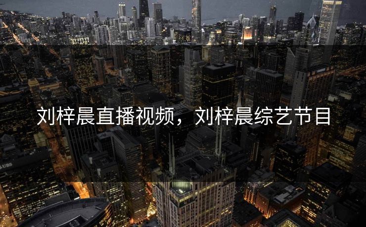 刘梓晨直播视频，刘梓晨综艺节目